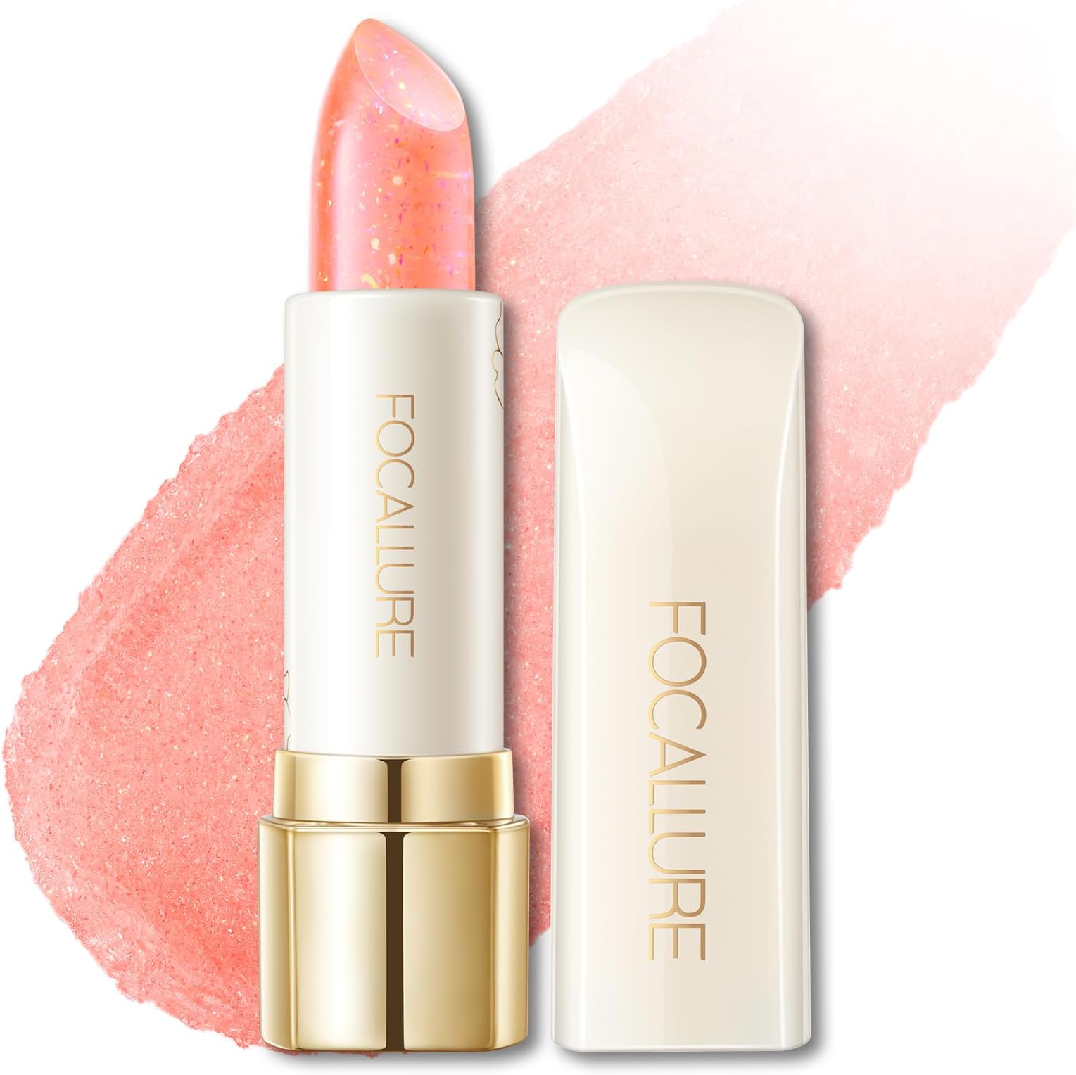 FOCALLURE Moisturizing Lipstick,Color Changing Tinted Lip Balm,Hydrating PH Lip Balm with Creamy Texture,Long Lasting High Pigmented Lip Stain,Rhodozite