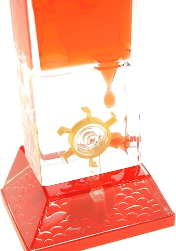 Miniatura 3 de PowerTRC Liquid Motion Bubbler - Temporizador con 2 ruedas en el interior, juguete relajante y calmante para niños con autismo y TDAH (rojo)