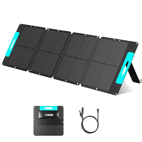 200W Portable Solar Panel, 200 Watt for Portable Power Station,
