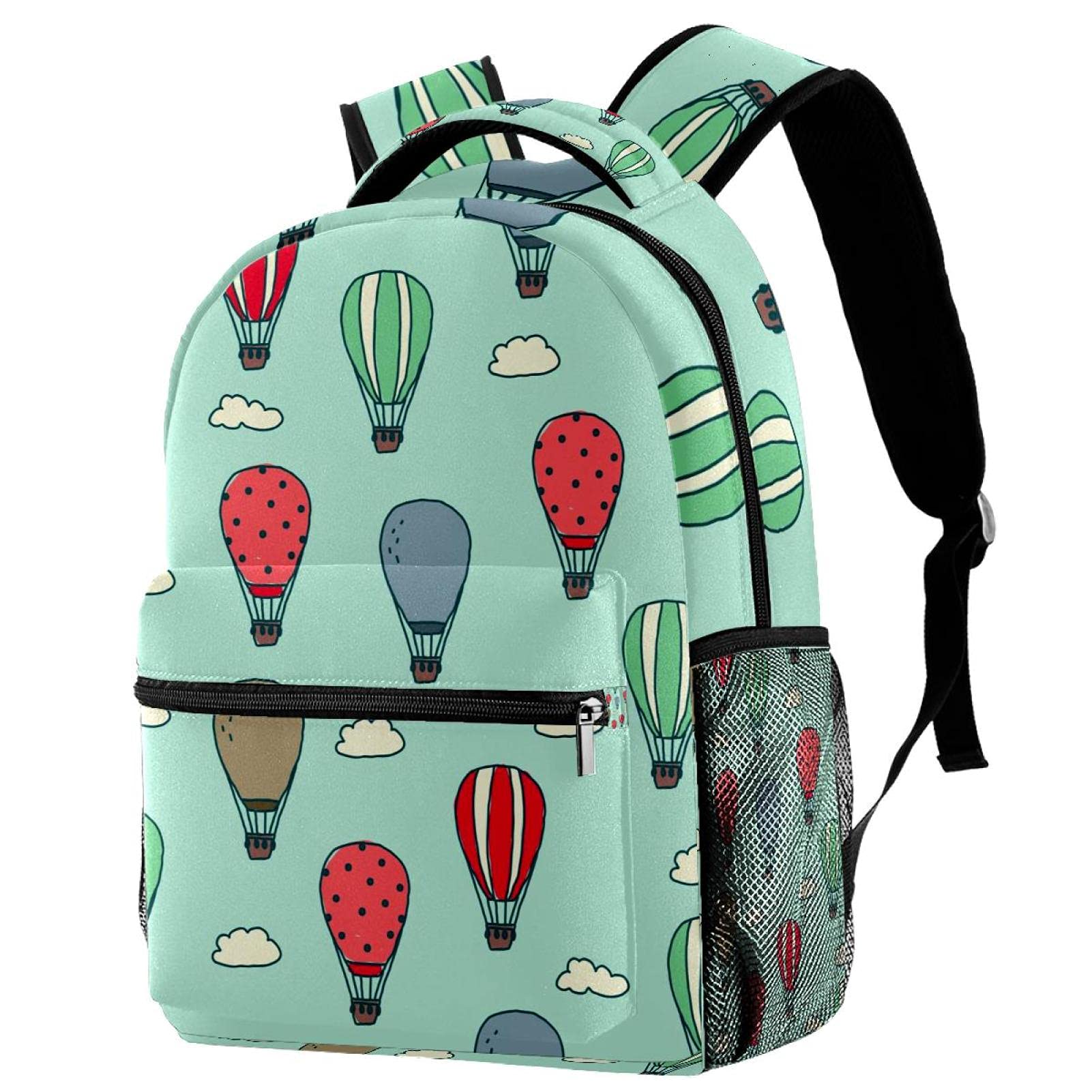Sac à dos décontracté tropical multicolore pour femme à grande capacité - 7