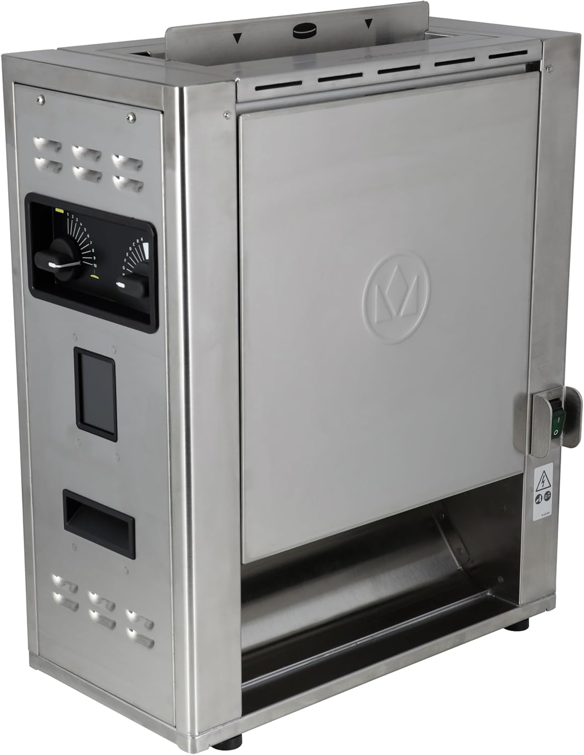 Prince Castle Dual Sided Contact Commercial Toaster - 208-240V, Two Lane, Metal Belt, Digital Control, Auxiliary Heater - Touchscreen Toaster for Restaurants and More for Bread, Bagels, Buns and More