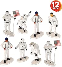 ArtCreativity 2.5 Inch Astronaut Toy Figures - Set of 12 - Cool Space Gift for Kids - Realistically Hand Painted - Astronomy, Space-Themed Birthday Party Favors for Boys and Girls - Unique Cake Topper - coolthings.us