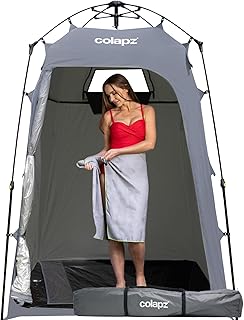 Colapz Tienda Ducha Portatil 2,1m - WC Camping, Cambiador Playa, Baño Furgoneta Camper - Cabina Plegable