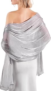 Shawls and Wraps for Evening Dresses Sparkly Soft Wedding Party Bridesmaid Scarves for Women