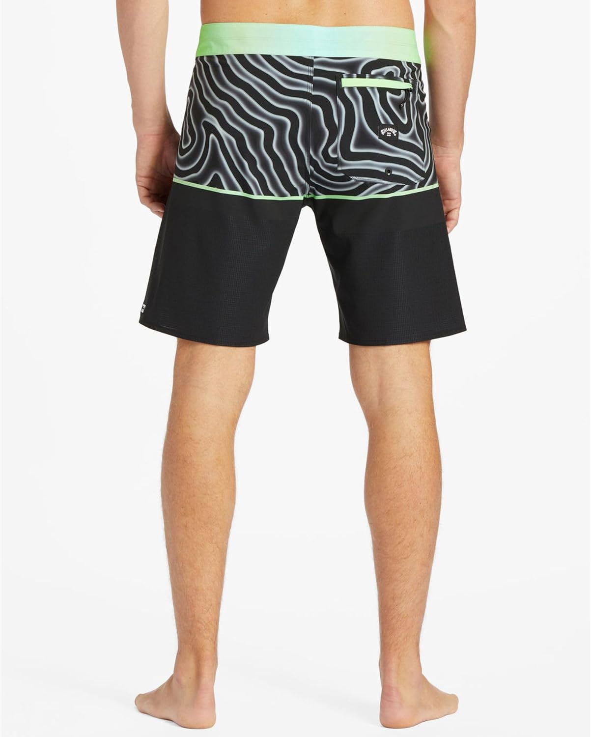 Billabong Men's Fifty50 Airlite Performance 19" Boardshorts Swim Trunks, Color Asphalt, Size 30