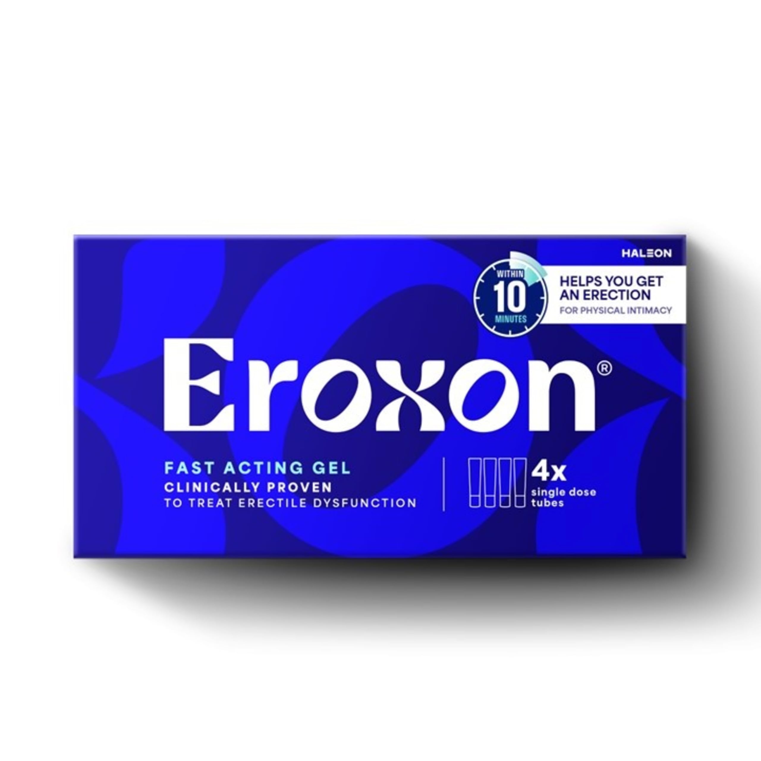 Gel de tratamiento de disfunción eréctil Eroxon, 4 tubos de un solo uso