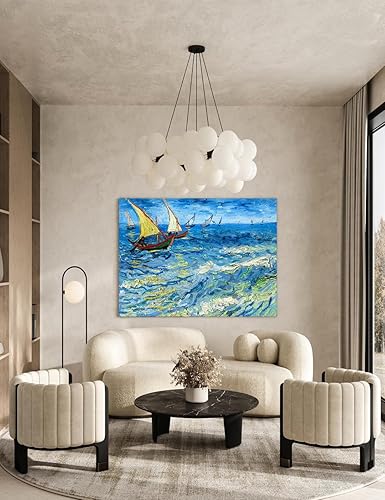 Vista 304 de DECORARTS - Almond Blossom Tree - Vincent Van Gogh Art Reproduction. Giclee Canvas Prints Wall Art for Home Decor 30x24