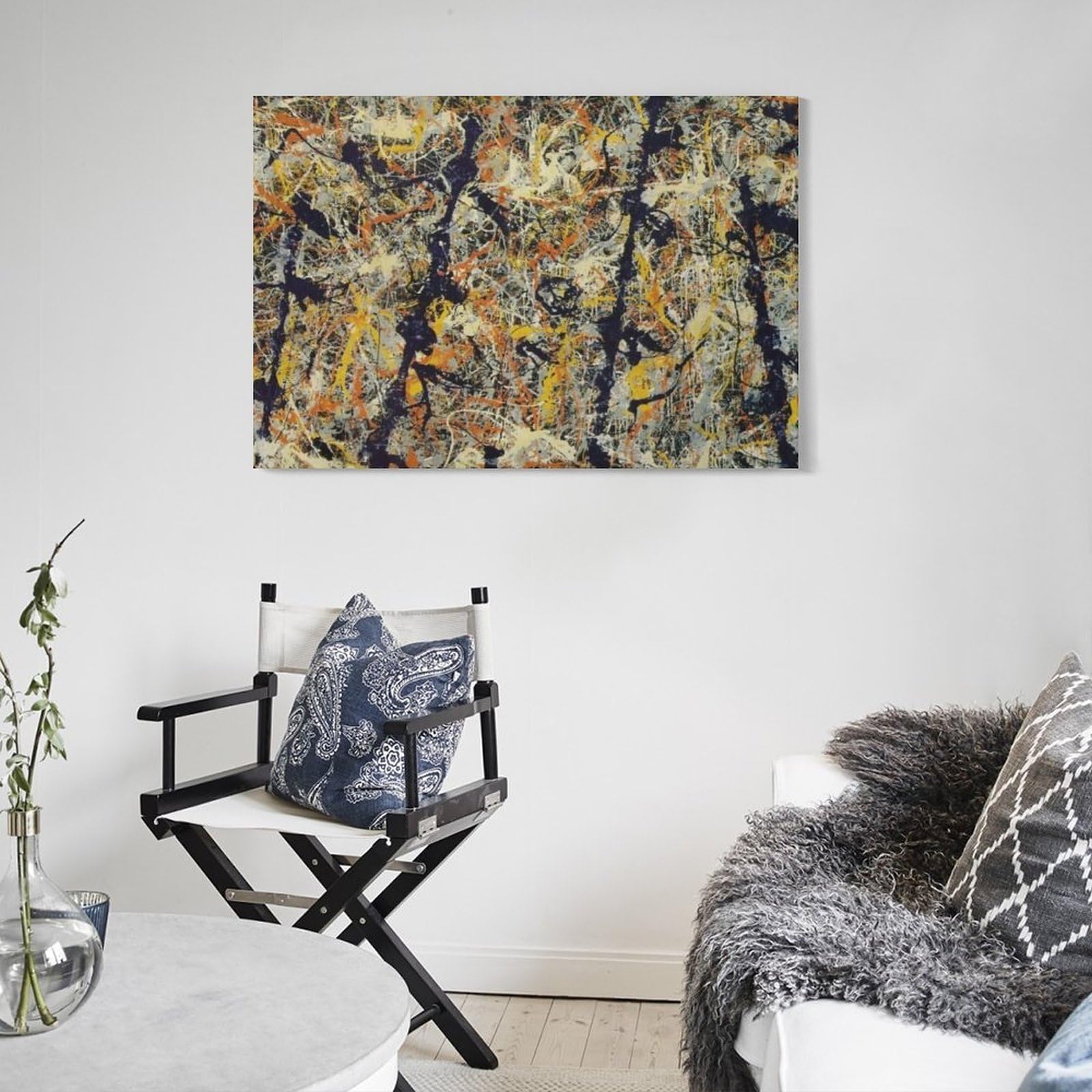 Amazon.co.jp: ジャクソン・ポロック画家の作品《ブルーポールズ