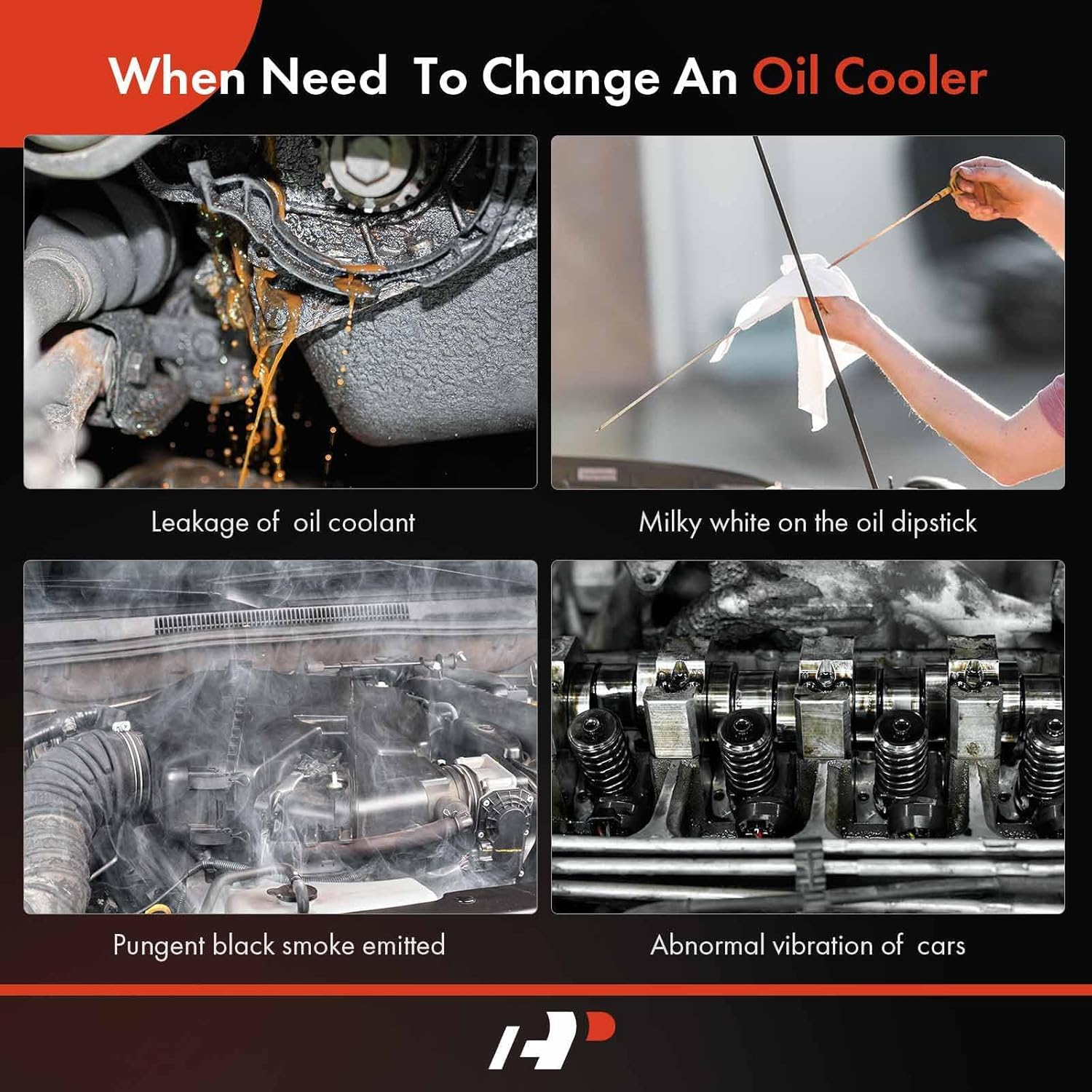 A-Premium Transmission Oil Cooler Compatible with Chevrolet Silverado 2500 HD, Silverado 2500 HD Classic, Silverado 3500 Classic & GMC Sierra 1500/2500, Sierra 3500 Classic, 5 Speed Transmission