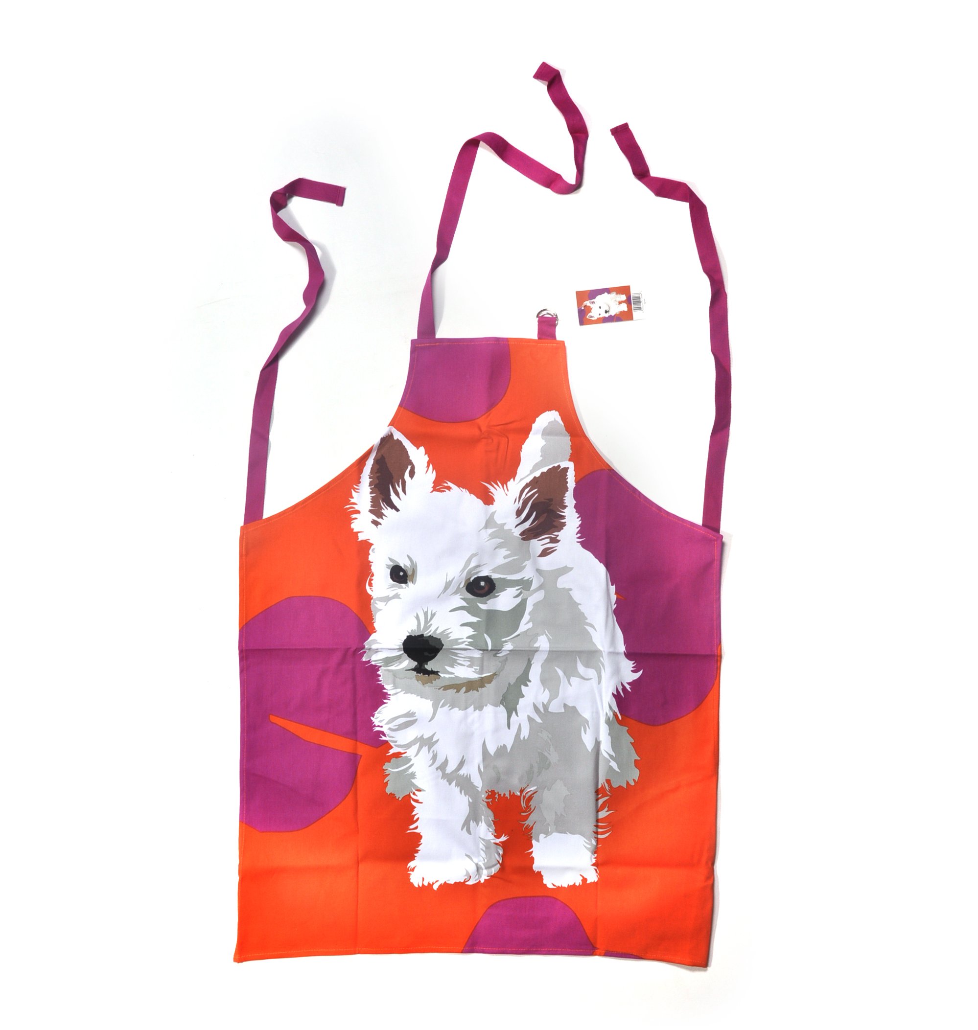 Leslie Gerry Multi Westie Apron By ,,69Cm X 89Cm