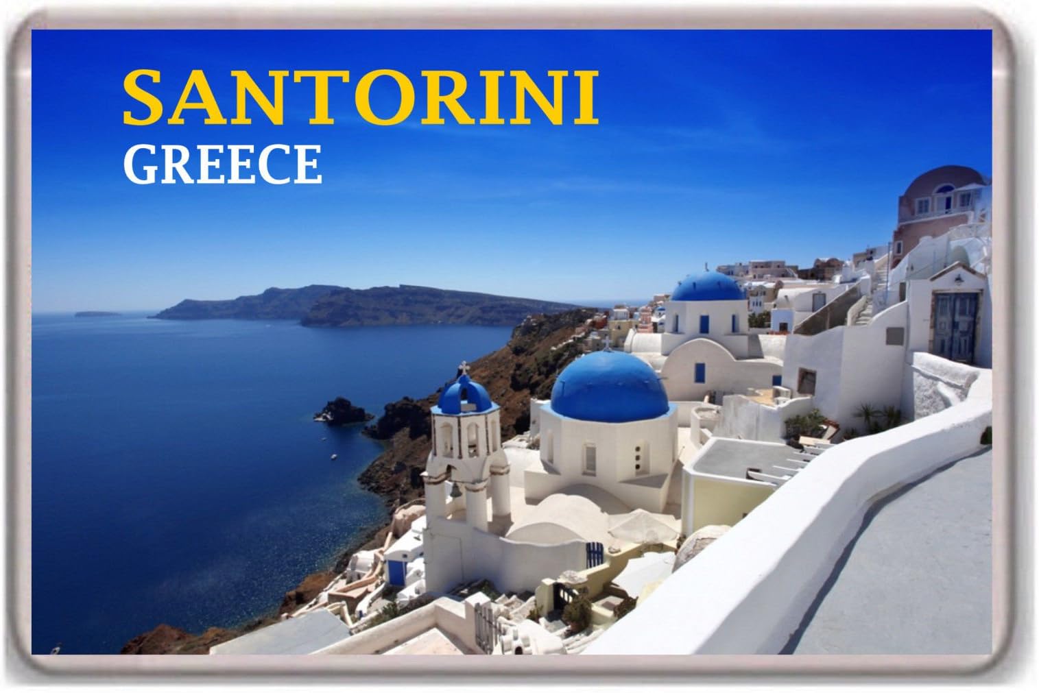 Santorini Greece Fridge Magnet.!!!