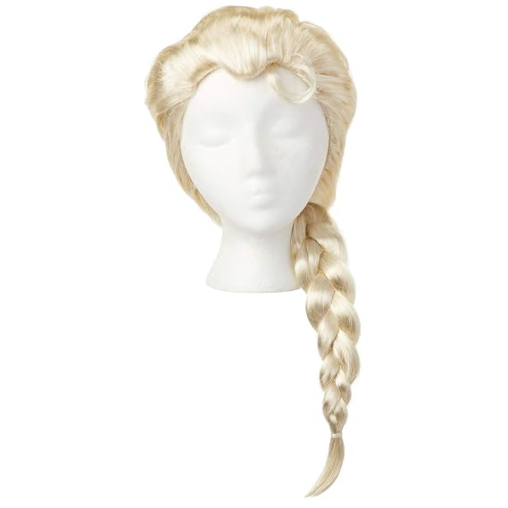 Disney Frozen 2 pelucas Elsa, 20 pulgadas de largo con trenza icónica para  niñas, disfraz o Halloween para mayores de 3 años : Juguetes y Juegos -  Amazon.com