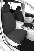 Vista 1 de CalTrend O.E. - Fundas de asiento de terciopelo para Nissan Cube 2012-2014, carbón de leña, inserto y moldura clásica