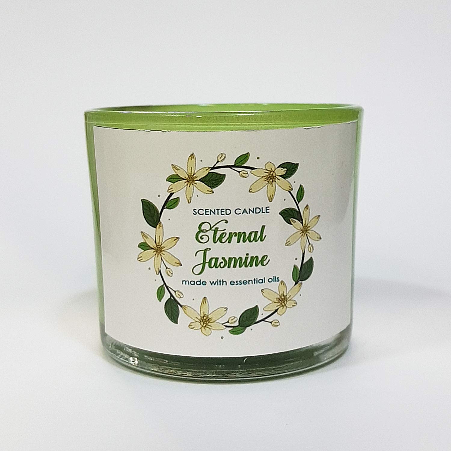 Ayat Retail | 85 Gm Scented Murphy Jar Candle | Eternal Jasmine Fragrance | 20 Hrs Burn Time | Ideal for Home & Office Use | Perfect for Festive Gifting | Sold Individually