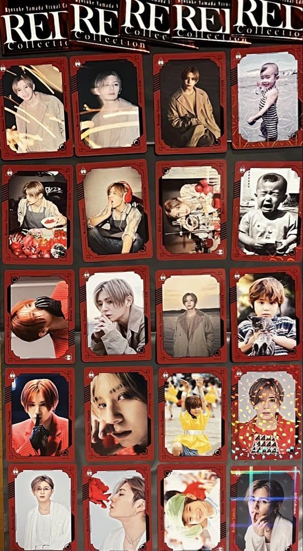 Amazon.co.jp: 山田涼介 ビジュアルカード トレカ 20枚