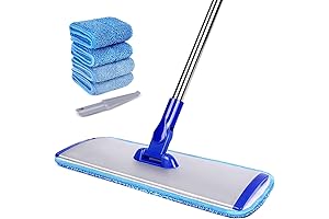 18" Professional Microfiber Spun Mop Floor Cleaning System