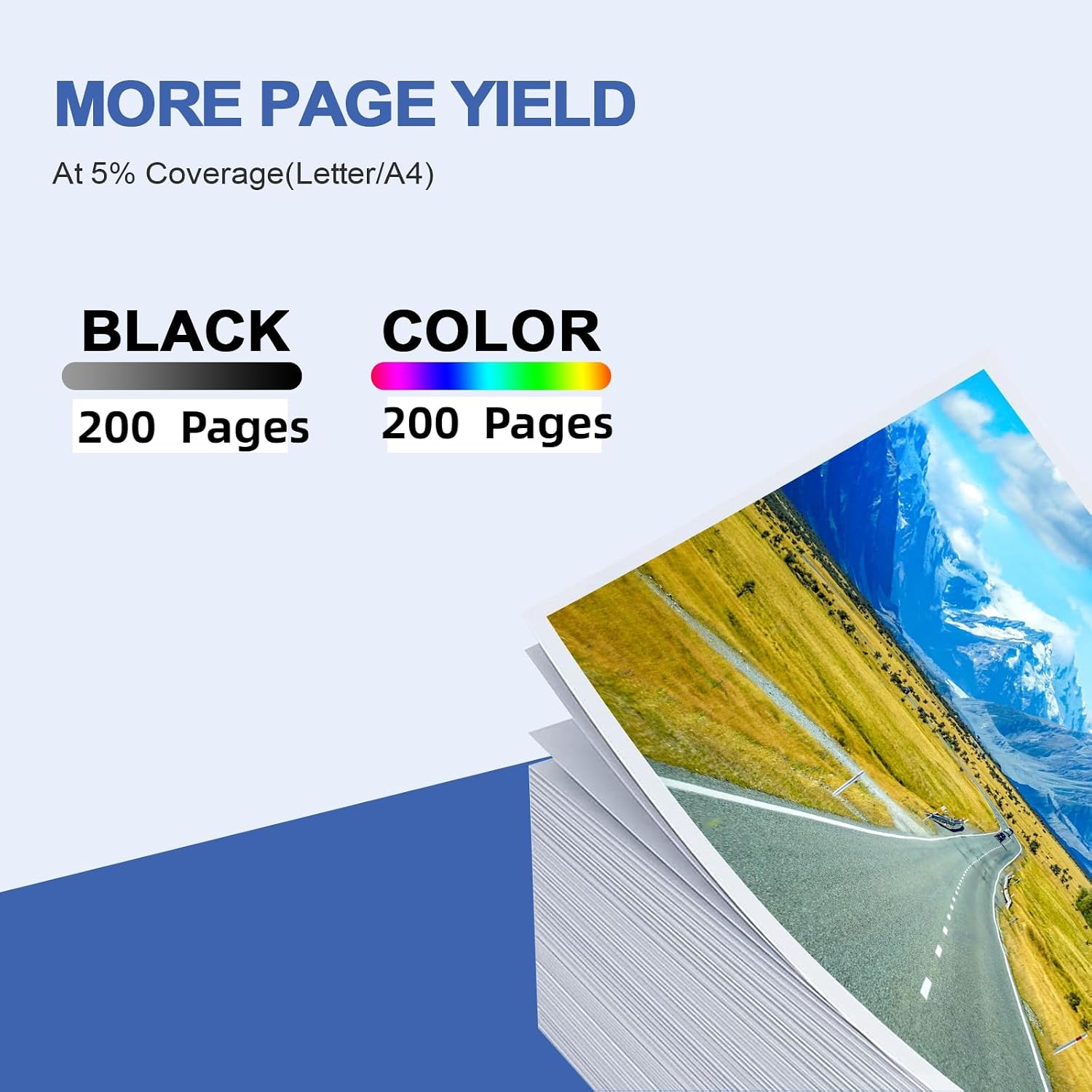 LC401XL MFC-J1010DW Ink Cartridges for Brother Printer LC401XL LC401 for MFC-J1010DW MFC-J1170DW MFC-J1012DW MFC-J1800DW MFC J1010DW - 4 Pack High Yields Black Cyan Magenta Yellow (LC401-BKCMY) image 4