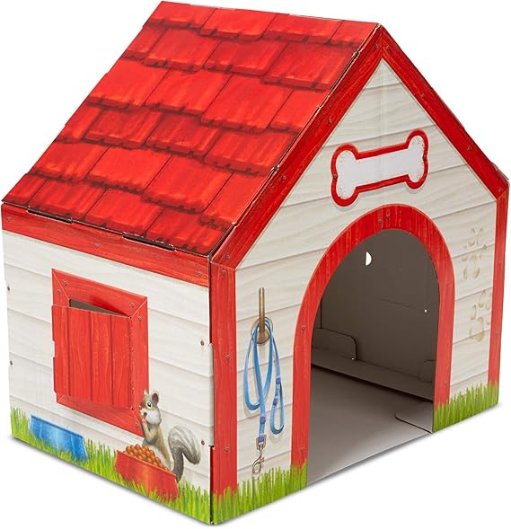 Amazon.com: Melissa & Doug Doghouse Plush Pet Playhouse : Toys & Games