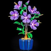 LED Light Kit for Lego 10372 Hibiscus Flowers, Compatible with Lego 10372 Building Blocks ModelNot Include Blocks Set