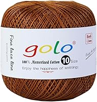 Vista 126 de golo 24 bolas hilo de ganchillo tamaño 10 hilo para tejer a mano hilo de ganchillo 10-24-1