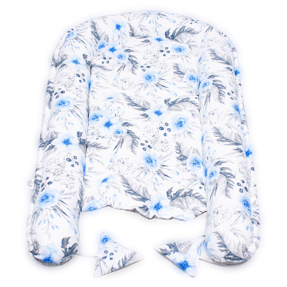 PALULLI Premium knuffelnest set incl. babynest 90x50 uitneembare vulling knuffeldeken nekkussen plat kussen voor baby's, 100% katoen Oeko TEX (Bears II PALULLI Premium knuffelnest set incl. babynest 90x50 uitneembare vulling knuffeldeken nekkussen plat kussen voor baby's, 100% katoen Oeko TEX (Bears II