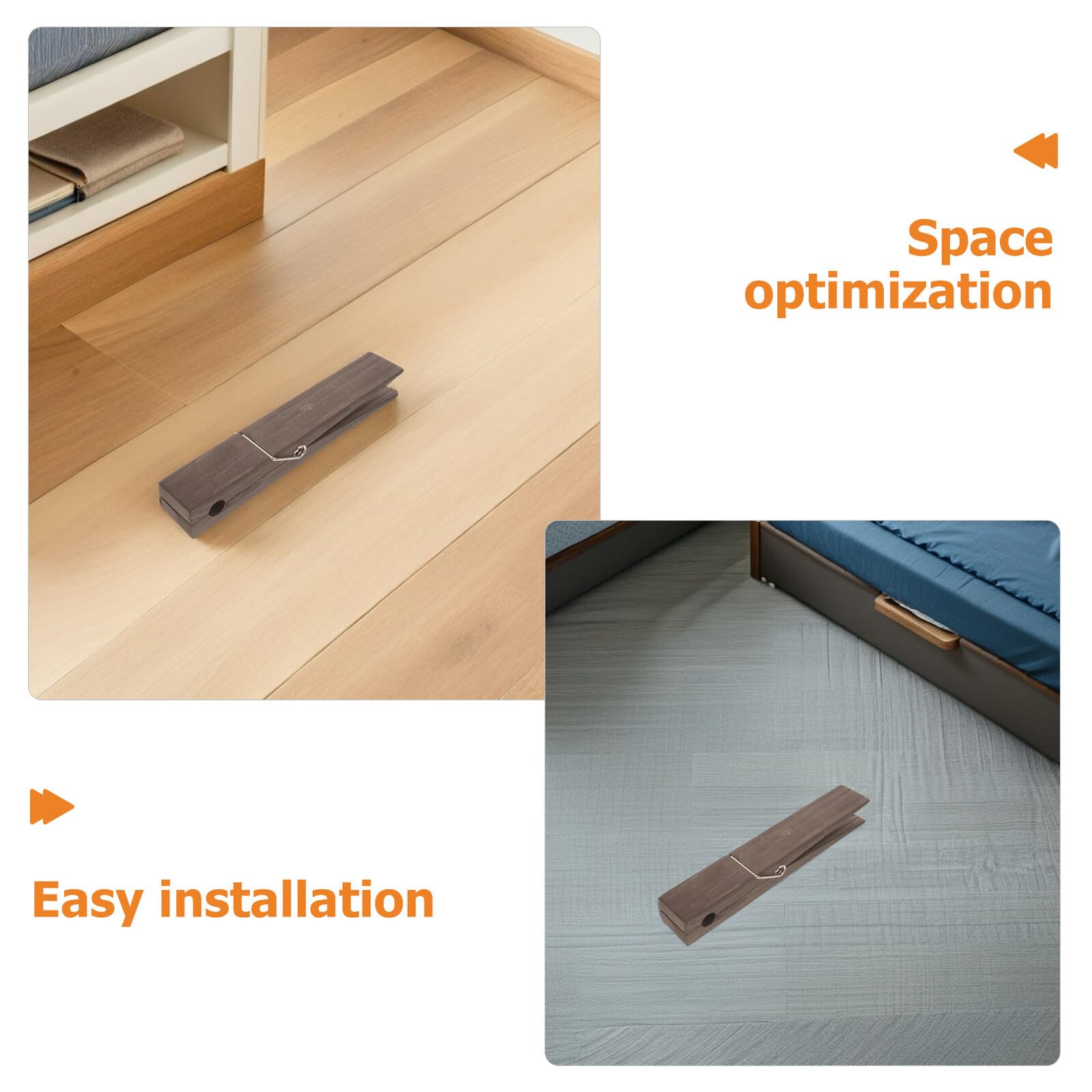Toallero Rústico Gigante de Madera 30 CM 2 Pinzas para Ropa y Toallas Gancho de Pared Decorativo para Baño y Lavandería Soporte Resistente para Colgar Textiles Gruesos