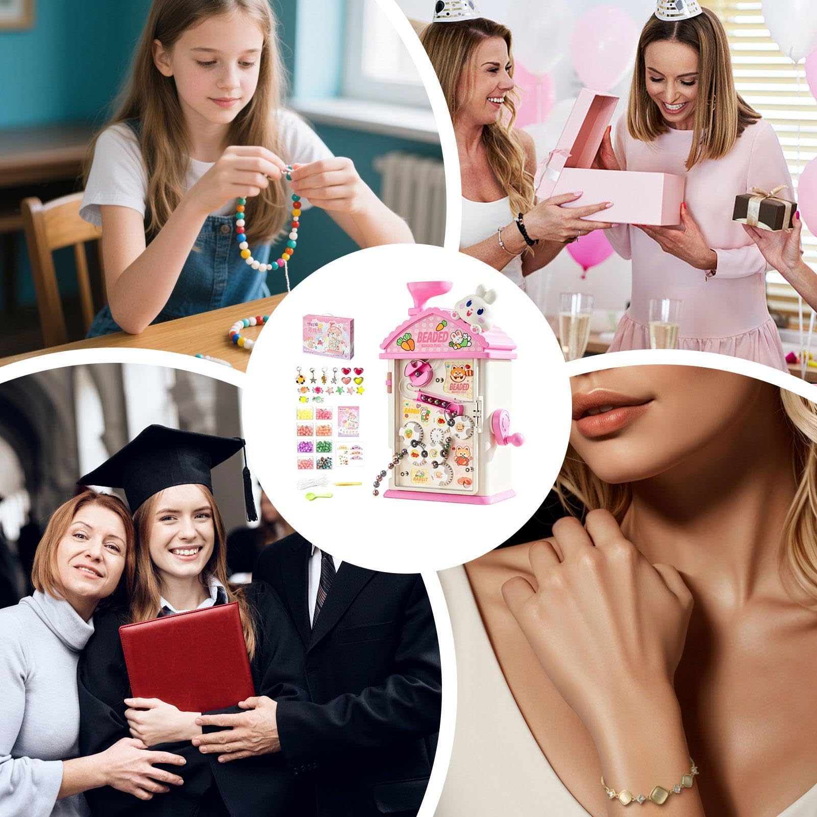 Hobngmuc Kit creazione bracciali bambini Con Strumenti E Giochi Educativi A
