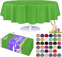 Vista 12 de Mantel de plástico de alta calidad - 54 in. x 108 pulgadas. Grandipity - Mantel rectangular (6 y 12 unidades), Agua (Aqua)