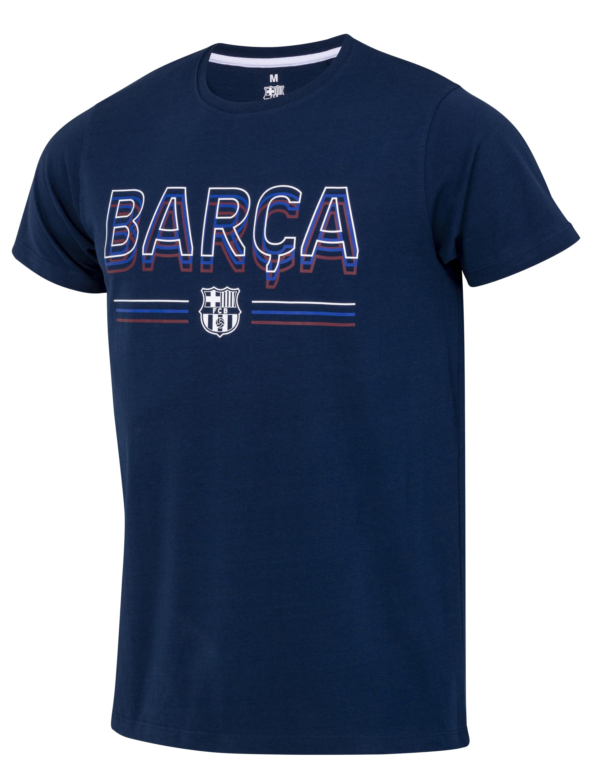 FC Barcelona Official Collection Men's T-Shirt – Football – Size M