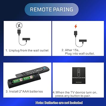 Replacement for Fire Stick Remote, Fire TV Stick Remote Select/Plus/Max/HD
