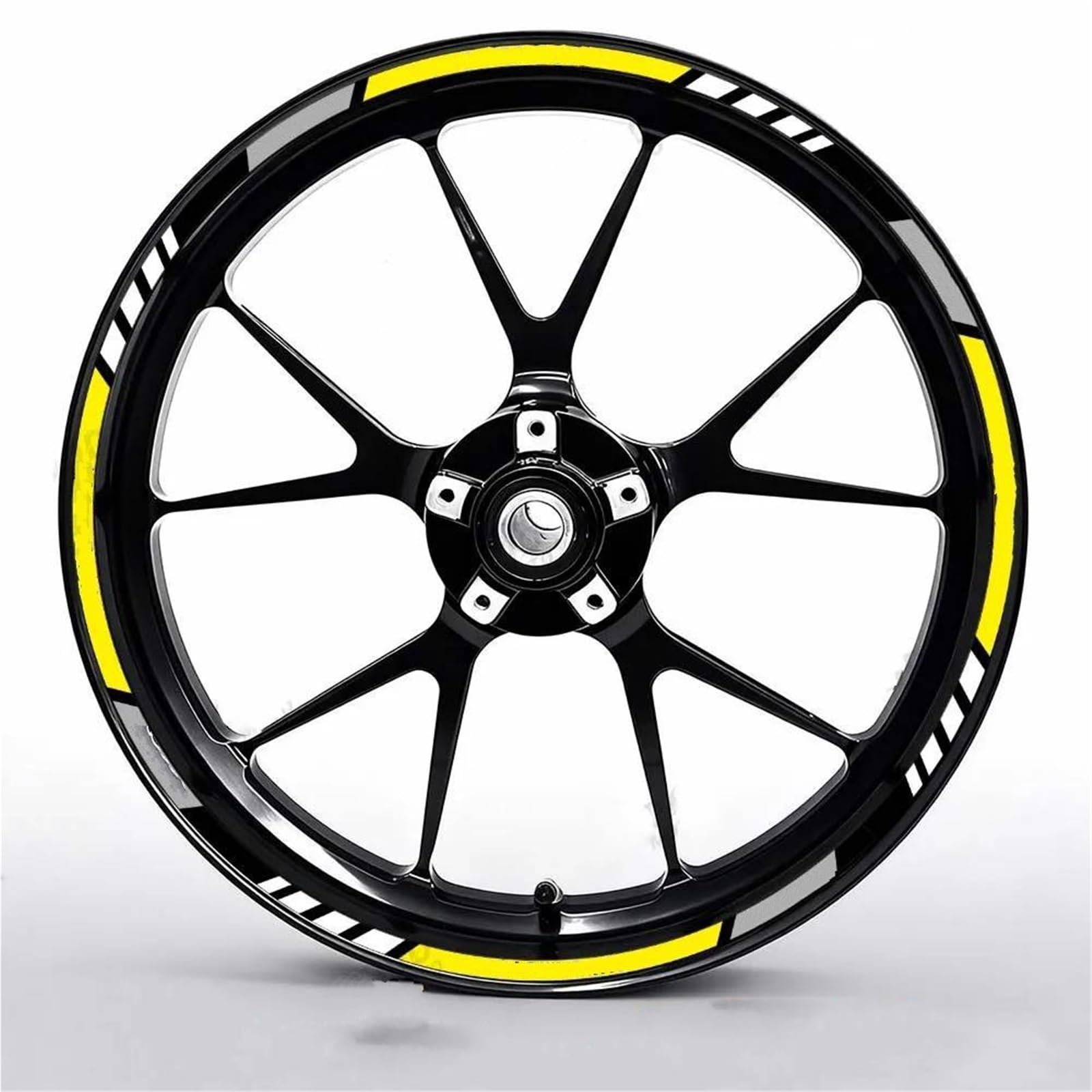 Motorcycle Wheel Stickers for Ducati Reflective Wheel Sticker Motorcycle 17inch Rim Stripes Inside of Hub Decal(17inch 01)