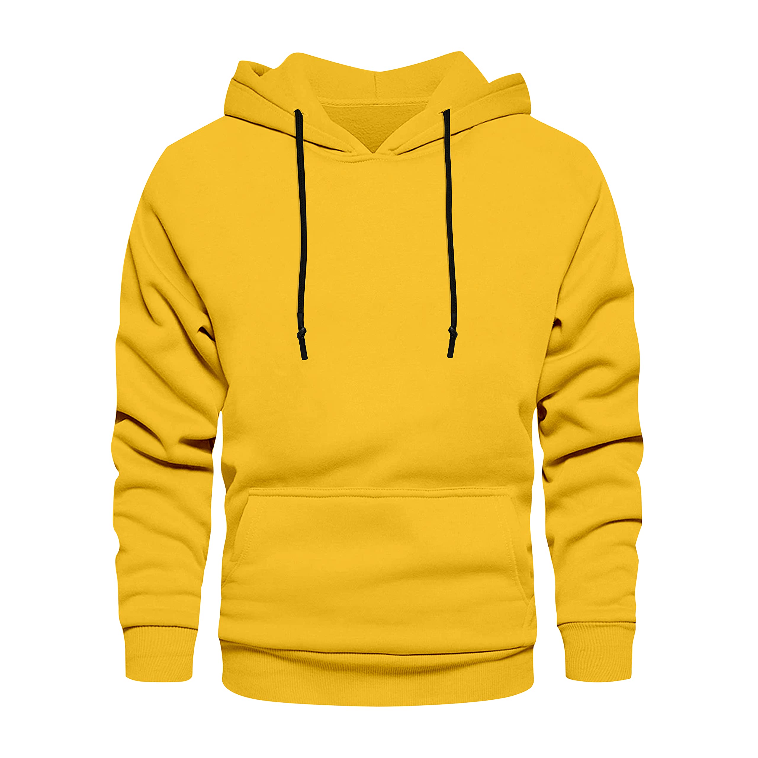 FASHION AND YOUTHMen's Cotton Fleece Blend Hoodie Hooded Neck Sweatshirt