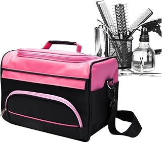 VEMMIO Hairdressing Scissor Bag Barber Storage Bag Hairdressing Tools with Handle Shoulder Straps Large Capacity Portable Carrying Case Pouch for Hairdresser
