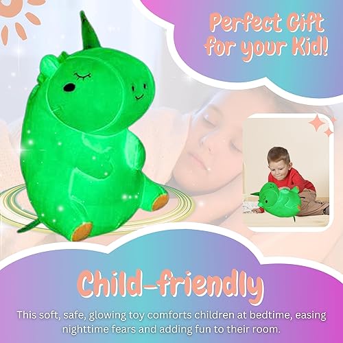 Miniatura 4 de Peluche de unicornio que brilla en la oscuridad, juguetes de unicornio para niñas de 4 a 6 años, regalos para el día de San Valentín para niños,