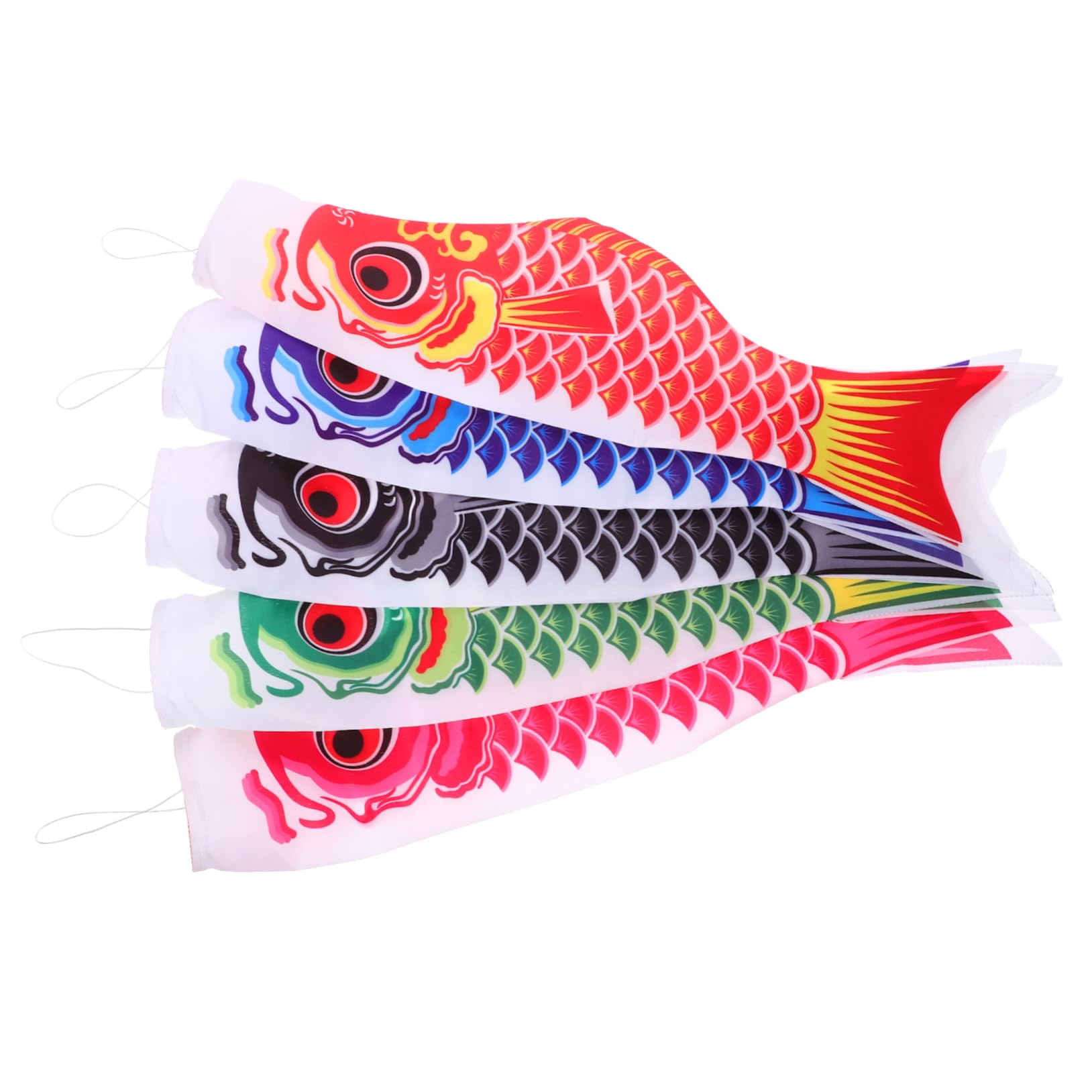 Bannière poisson flottante légère 55 cm en tissu résistant pour décorations extérieures