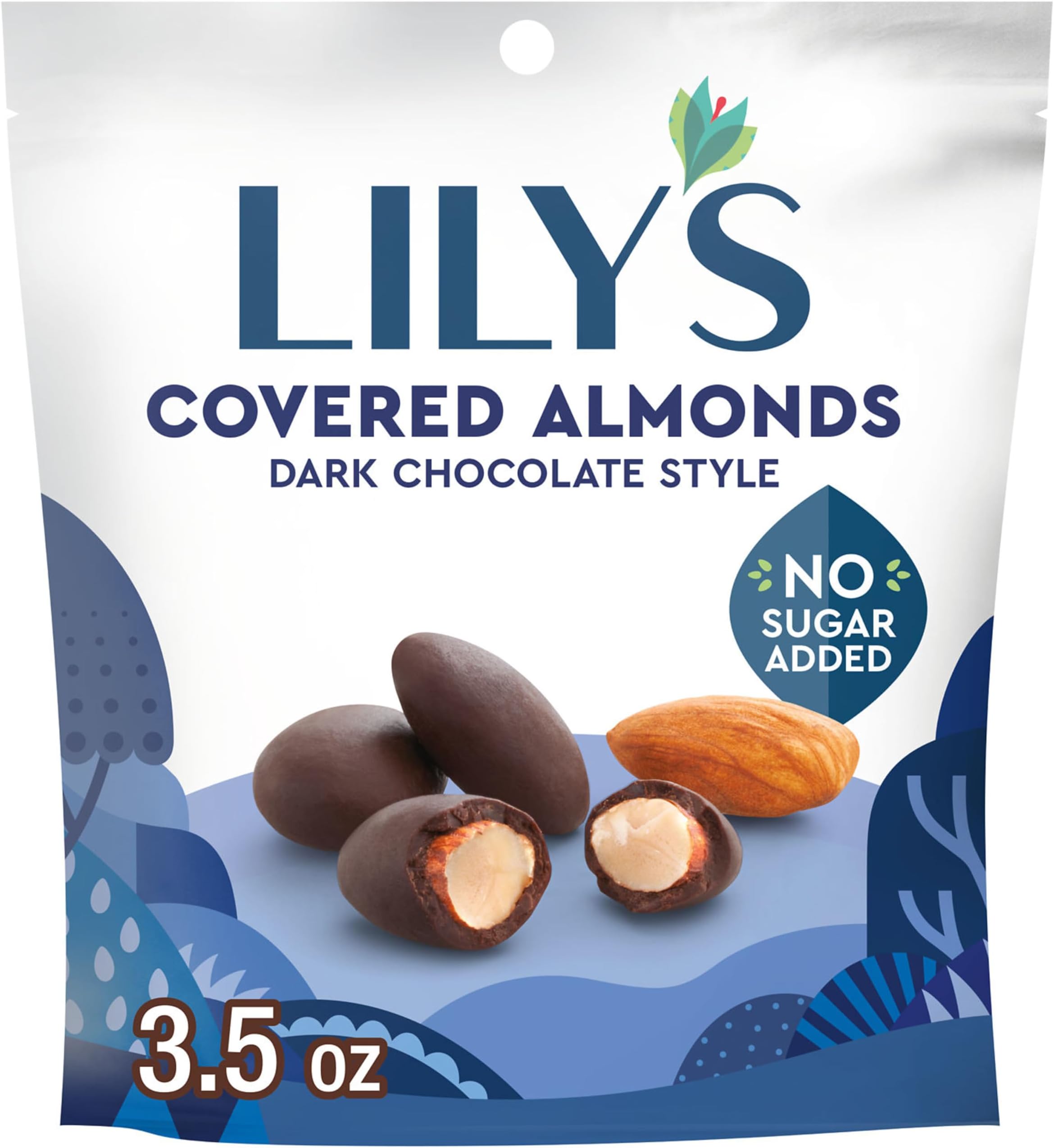 Sweets, Dark Chocolate Covered Almonds, 3.5 Ounce