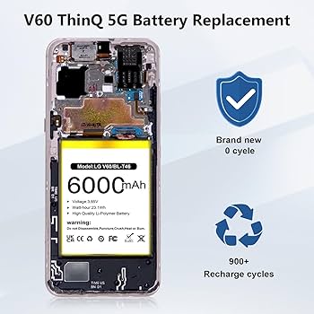 LG V60 ThinQ 5G L-51A バッテリー95％ LG V60 ThinQ 5G L-51A