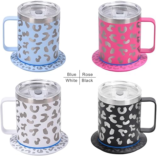 Miniatura 2 de Taza de café con calefacción de doble capa de acero inoxidable 304, calentador de taza alimentado por USB, taza autocalentable de 131  para