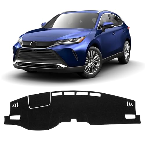 KUST Black Dash Cover for Toyota Venza 2021 2022 2023