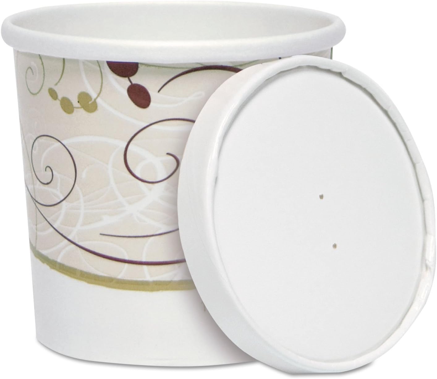 Dart HSB12ASYM Flexstyle Double Poly Food Combo Packs, Paper, Symphony Design, 12oz, 250/ctn