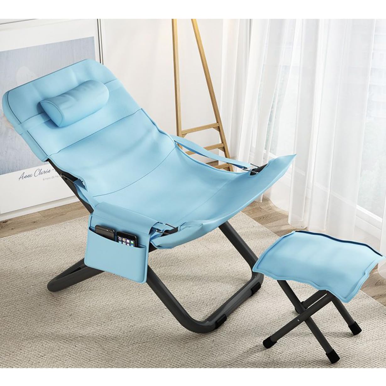 Amazon.co.jp: [ADSNS] リクライニングチェア 折りたたみ キャンプ  