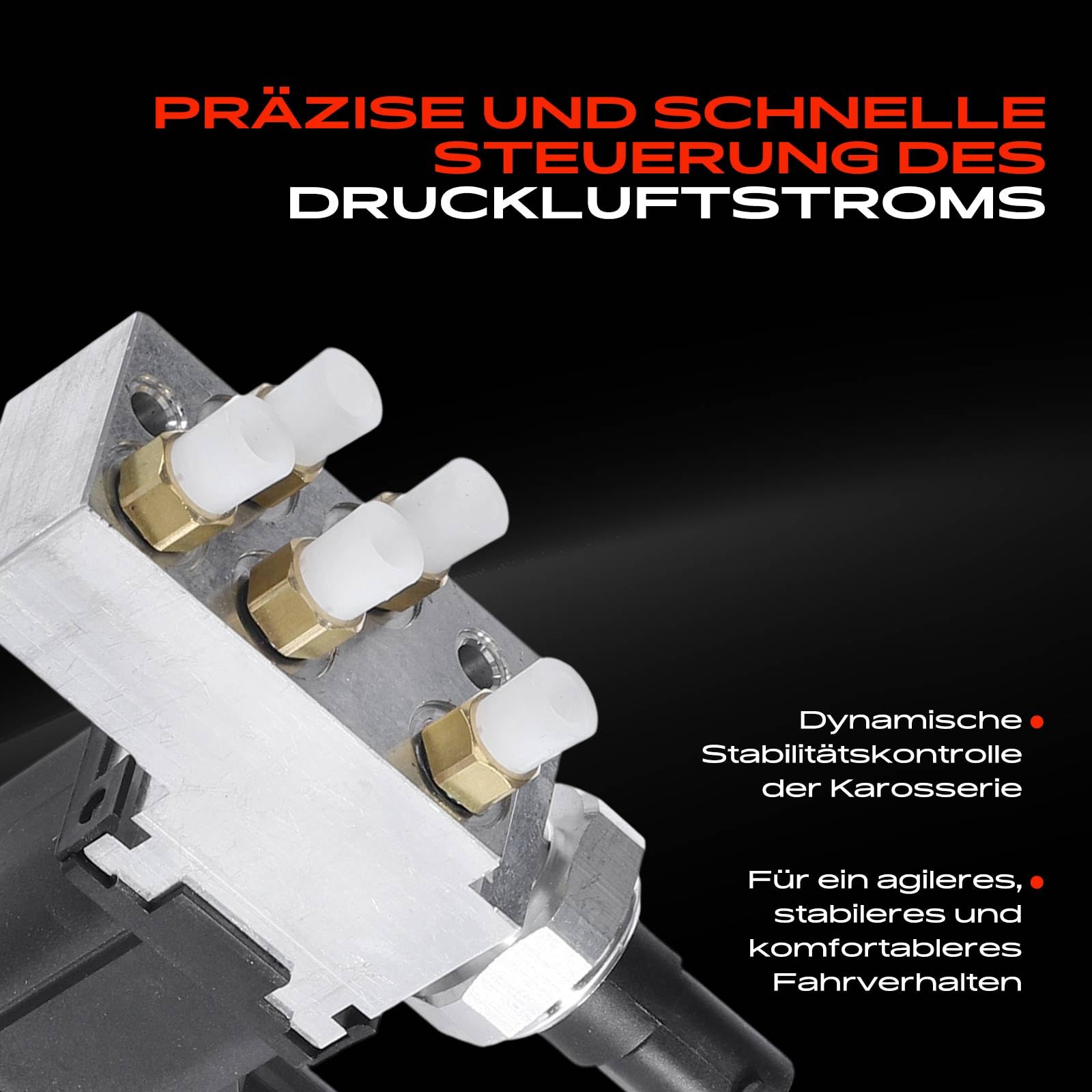 Luftfederung Ventilblock Ventileinheit Kompatibel mit M-a-y-b-a-c-h 57 CLS C219 E-Klasse W211 1.8L-6.3L 2002-2012 2113200158