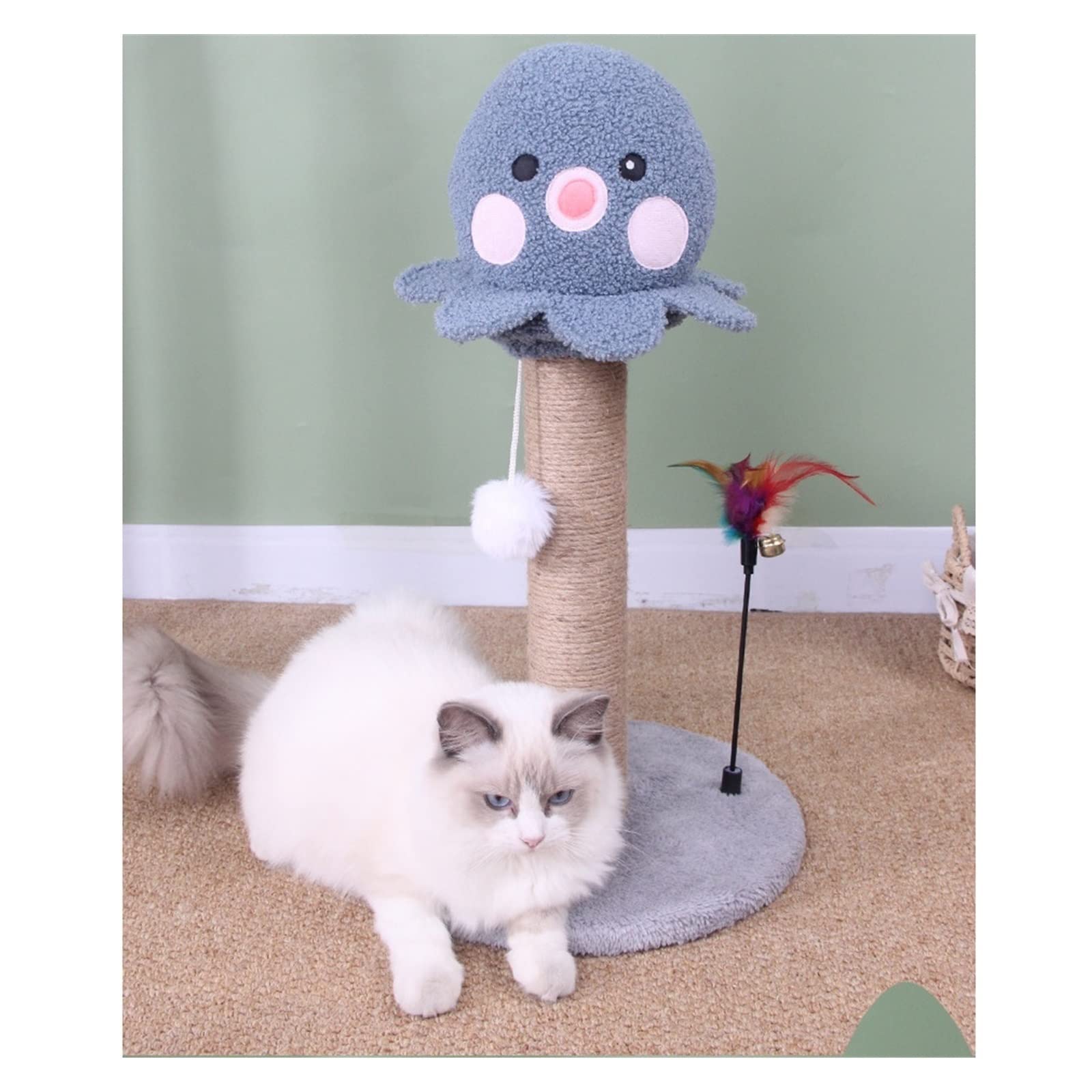 árbol para gatos Marco de escalada for gatos, tablero for rascar gatos, poste for rascar gatos, arena for gatos, árbol de plataforma de salto for gatos, un juguete for gatos actividades para gatos mue