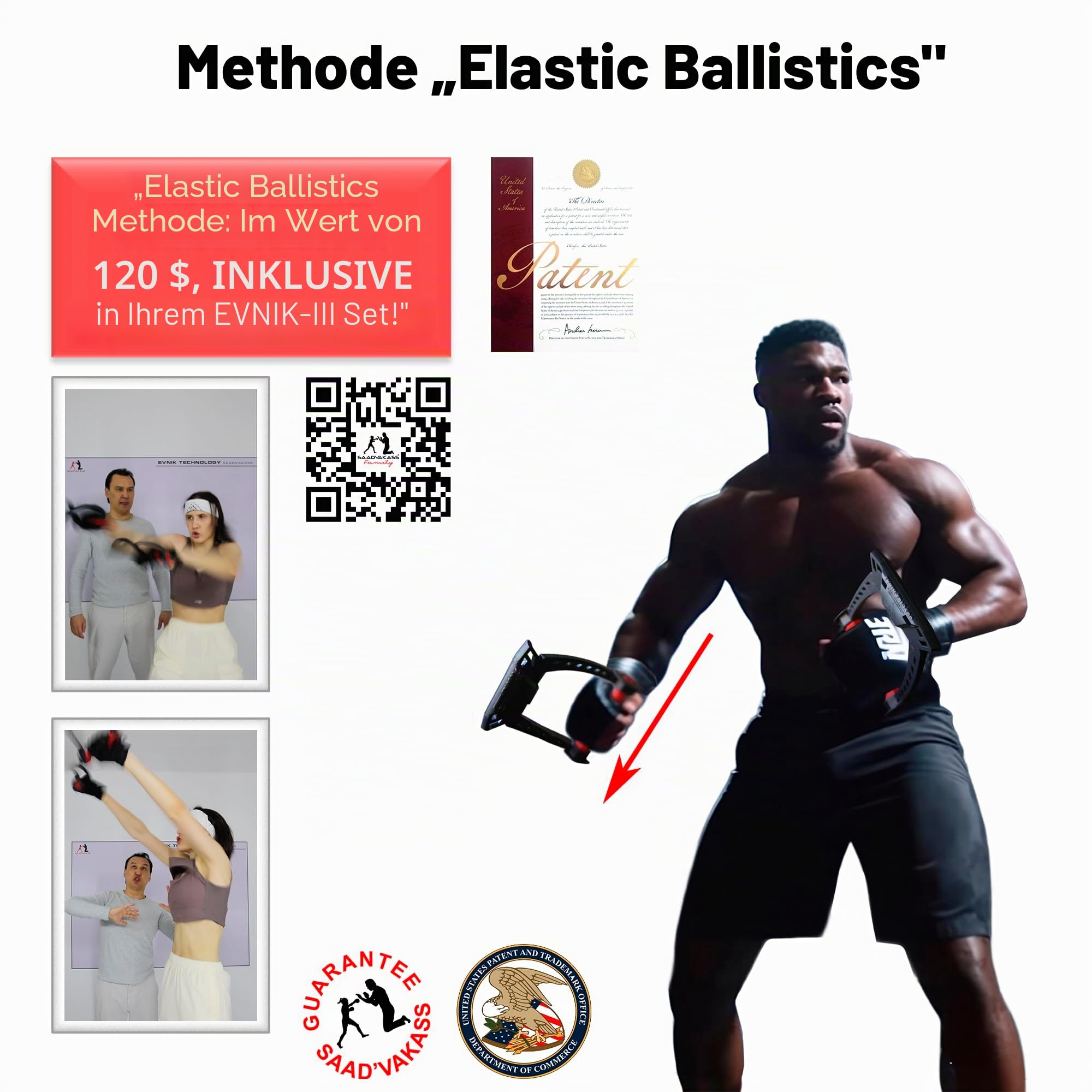 Evnik-3 Hochgeschwindigkeits-Simulator – ShadowBox Pro – Präzisions-Schlagtraining – meisterhafte Knockout-Power – verbessert die Boxfähigkeiten – elastische Ballistik-Methode, ideales