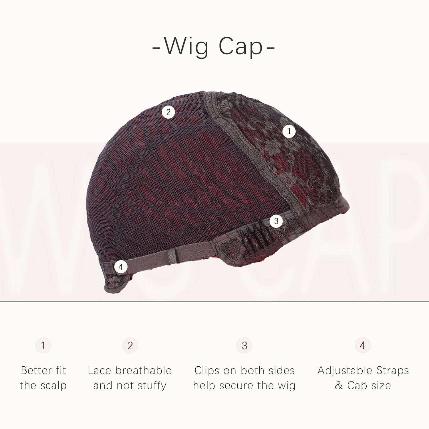 Red Wig with Bangs Long Wavy Curly Synthetic Heat-Resistant Wig for Women Natural-Looking for Daily Wear Cosplay and Halloween Party 28-Inch - Image 4