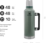 Stanley 1913 Classic Legendary Thermal Flask 2.3L - Hammertone Green - 3