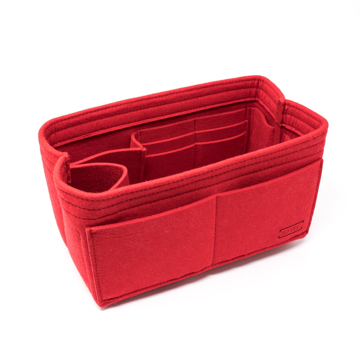 SORTE. Lightweight Purse Insert Organizer With Credit Card Slots For Bag & Tote ââ‚¬¦ (Red)