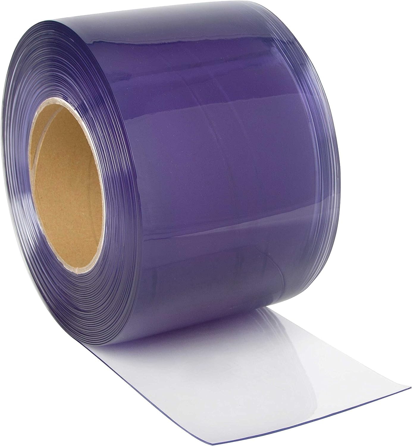 Kerbl Tenda in PVC, 200x2 mm, Trasparente, Rotolo da 25 m, Tenda a strisce, Tenda anti-mosche, PVC stabilizzato UV, da -20 a 50 °C, Accorciabile a qualsiasi lunghezza - 1