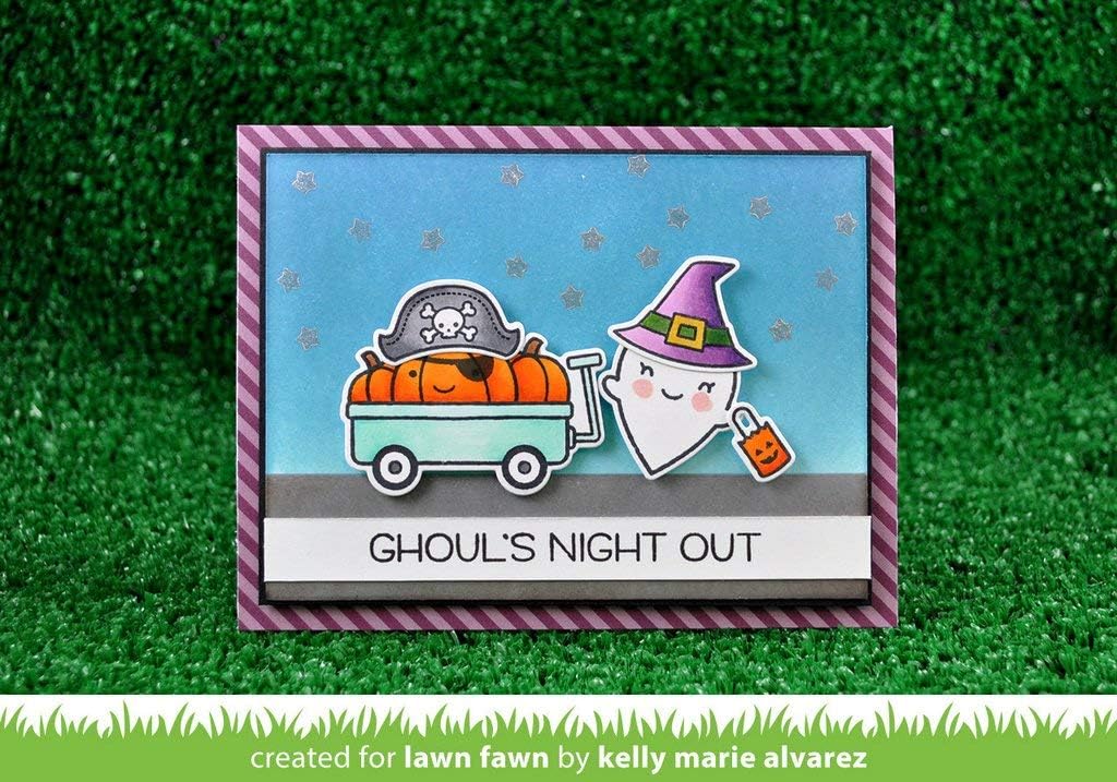 Lawn Fawn Booyah Clear Stamp and Die Set - Includes One Each of LF932 (Stamp) & LF933 (Die) - Bundle Of 2