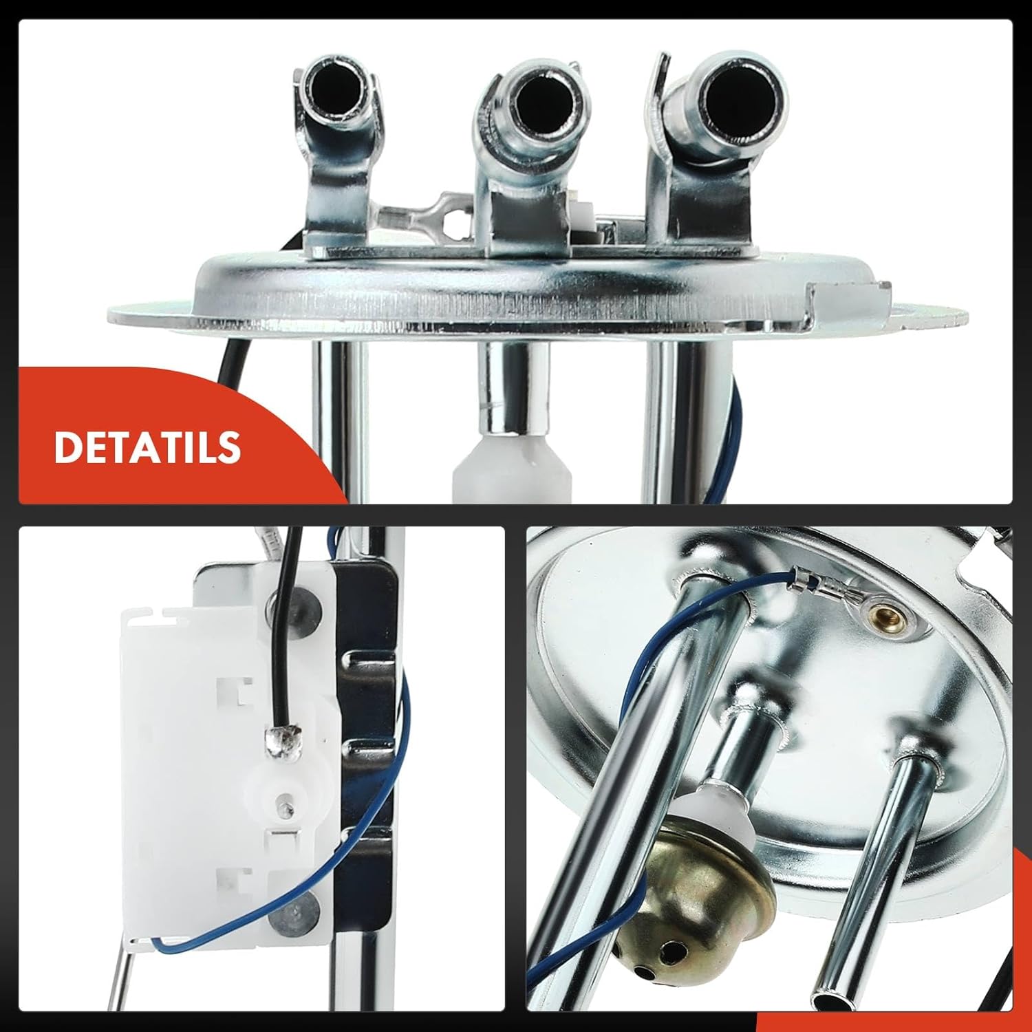 A-Premium Fuel Tank Sending Unit Compatible with Chevrolet C10 30 K10 R 30 3500 V30 3500 GMC C1500 2500 3500 K1500 2500 R2500 3500 V3500, Left & Right, Replace# 19111382, 25002007